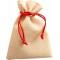 63121 Calendrier de l'Avent avec sachets en Toile de Jute 2 m de Long, 24 sachets de 10 x 13 cm et 24 etiquettes a  Chiffres pou