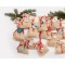 63121 Calendrier de l'Avent avec sachets en Toile de Jute 2 m de Long, 24 sachets de 10 x 13 cm et 24 etiquettes a  Chiffres pou