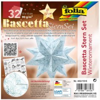402/1515 pliable bltter Bascetta etoile, bleu/imprime