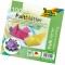 - 6 1222 632 Papier a  Plier 70 g 15x15cm 100 Feuilles Couleurs Assorties, 615510, Nacre