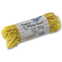 Raphia naturel - JAUNE, 50 g