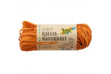 Raffia Raphia naturel Orange 50 g