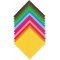 9100 Lot de 96 Feuilles a  Plier Origami 10 x 10 cm, 80 g/m², Assorties en 12 Couleurs differentes - Ideal pour Le Pliage du Pap