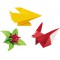 Folia Pliable Feuilles Origami 80 g/m², 96 Feuilles en 12 Couleurs Assorties, 13 x 13 cm
