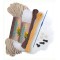 23912 Lot de mini crochets paresseux pour creer un paresseux mignon a  crocheter soi-meme - Environ 9 a  11 cm - Pour enfants a 