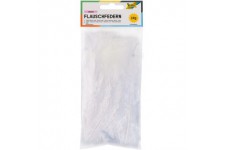 Plumes Blanches de 10 g pour Loisirs creatifs, Masques, deguisements, Attrape-reves, Blanc