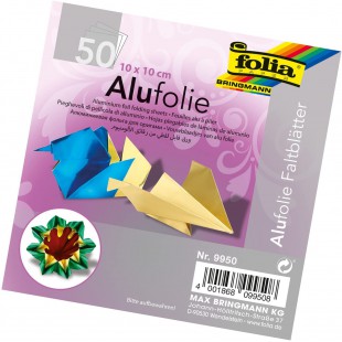 en Aluminium Pliable Feuilles 100 g/m², 50 Feuilles