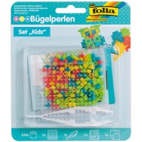 73202 - Kit de demarrage de Perles a  Repasser Amusantes, avec Un Plateau a  Stylo carre, 220 Perles, Une pincette, Un Papier a 