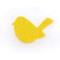 23781 Lot de 40 autocollants a paillettes en caoutchouc mousse pour le printemps Couleurs assorties : blanc, rose, 