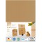 691/4/98 Lot de 100 feuilles de papier kraft Naturel 120 g/m² Format A4 100 feuilles, naturel, DIN A4