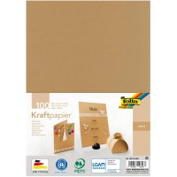 691/4/98 Lot de 100 feuilles de papier kraft Naturel 120 g/m² Format A4 100 feuilles, naturel, DIN A4