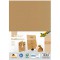 692/4/98 - Carton kraft naturel, 230 g/m², DIN A4, 50 feuilles, pour bricoler et creer des cartes de voeux, invitations, cartes 