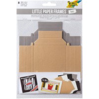 61601 Little Paper Frames Basic Lot de 8 cadres photo a  coller en carton Multicolore Taille unique