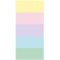 26439 Lot de 5 rubans adhesifs Washi en papier de riz, pastel, 10 m x 10 mm, ideal pour decorer et decorer