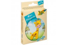 52904 Kit de Couture en Feutre pour Enfant Mini Feutrine Pendentif Girafe Multicolore 13 pieces