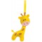 52904 Kit de Couture en Feutre pour Enfant Mini Feutrine Pendentif Girafe Multicolore 13 pieces