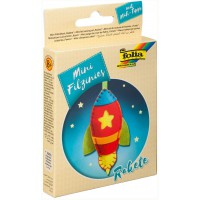 52912 Kit de Couture en Feutre pour Enfant Mini Feutrine Pendentif Missiles Multicolore 9 pieces
