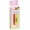 stylos a perles fluo de 30 ml de couleur jaune et rose a base d'eau pour pastilles 3D sur le papier, le textile, le b