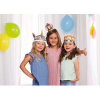 - Lot de 3 Chapeaux de Contes de fees en Carton Blanc de differentes Formes pour Enfants d'anniversaire et Les fetes, 10066137, 