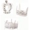 - Lot de 3 Chapeaux de Contes de fees en Carton Blanc de differentes Formes pour Enfants d'anniversaire et Les fetes, 10066137, 