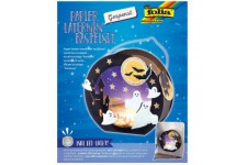 Kit de Bricolage, fantome, avec baton de Lanterne et lumiere LED, 10067524, colore