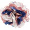 90605 Lot de 6 feuilles de soie florale Bleu melange 50 x 75 cm 3 designs assortis Plie sur 12,5 x 25 cm Papier de soie pour dec