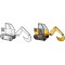 - Lot de 4 Figurines de vehicules en Carton, 10067514, colore