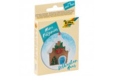 Mini kit de Feutrine filzinies, Maison en Pain Noir