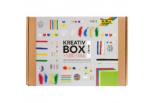 935 - Boite creative avec melange de materiaux colores pour bricolage et decoration, plus de 1300 pieces