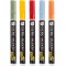390539 Pastel Dreams Lot de 5 marqueurs a  craie liquide a  base d'eau pour tableaux, tableaux, verre, plastique, nettoyage humi