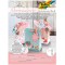- Calendrier de l'Avent avec Sacs Pastel, 24 Pochettes pre-decoupees dans differents Designs, etiquettes Cadeaux, Ruban en Satin