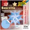 830/2020 Bascetta Lot de 32 feuilles de papier transparent, 20 x 20 cm, 115 g/m², diametre de l'etoile bricolee : env