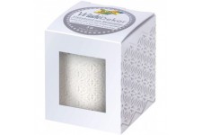 Bordure decorative decor washi Fleurs, Blanc Noir