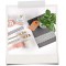 Bordure decorative decor washi Fleurs, Blanc Noir