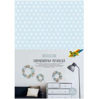 40129 Kit de loisirs creatifs pour 3 couronnes de differentes tailles avec etoiles en papier pour decoration intemporelle Multic