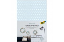 40129 Kit de loisirs creatifs pour 3 couronnes de differentes tailles avec etoiles en papier pour decoration intemporelle Multic