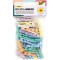 2289 Lot de 48 pinces a  linge en bois pastel, 3 tailles et 6 couleurs differentes, ideales pour attacher des notes, des images 