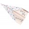 470/2130 Lot de 50 feuilles pliees avec motif imprime DIN A4, 80 g/m², 10 motifs differents, instructions de montage incluses (f