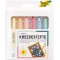 370619 - Lot de 6 marqueurs a craie pastel, assortis en 6 couleurs differentes, pour peindre sur tableau, verre, pap