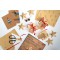 Magic Christmas 49898 Bloc de papier kraft avec 20 feuilles, 115 et 270 g/m², DIN A4, papier de bricolage avec impres