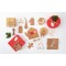 12120 12120 Lot de 44 emballages pour creer de jolis pendentifs de Noel Multicolore