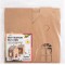 973 - Maisonnette DIY pour 6 Maisons (env. 11 x 11 x 19 cm) en Carton Kraft Non imprime, Qui Peut etre decore Individuellement, 