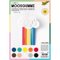 Moosgummi 10 Bogen