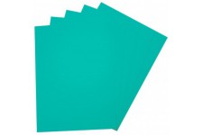 23554 - Caoutchouc Mousse - 5 Feuilles - 2 mm - Environ 29 x 40 cm - Vert emeraude - Ideal pour de Nombreux travaux de Bricolage