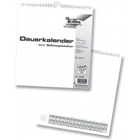 bricolage Calendrier de duree/23600 23 x 24 cm Blanc/Noir