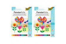455409 Lot de 10 feuilles de film autocollant pour fenetre Transparent 23 x 33 cm