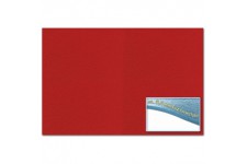 Lot de 10 : Folia 510320 - Felt 30 x 45 cm, ca. 3.5 mm, 1 Sheet, Red