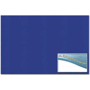 Lot de 10 : 510336 - Feutre de Bricolage 3,5 mm, env. 30 x 45 cm, 1 Feuille d'outremer, indeformable, sans Colle, ideal pour de 