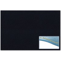 Lot de 10 : Folia 510390 Feutrine 30 x 45 cm, env. 3,5 mm, 1 Feuille, Noir