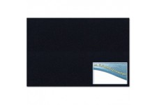Lot de 10 : Folia 510390 Feutrine 30 x 45 cm, env. 3,5 mm, 1 Feuille, Noir